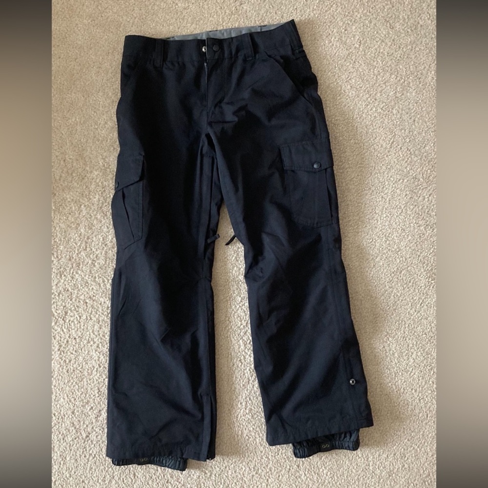 Empyre Women’s Waterproof Black Cargo Snowpants Size Small